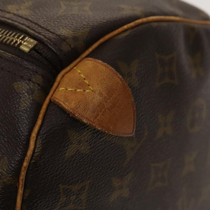 Louis Vuitton Keepall Bag Monogram Canvas, BROWN, CANVAS, Travel bag