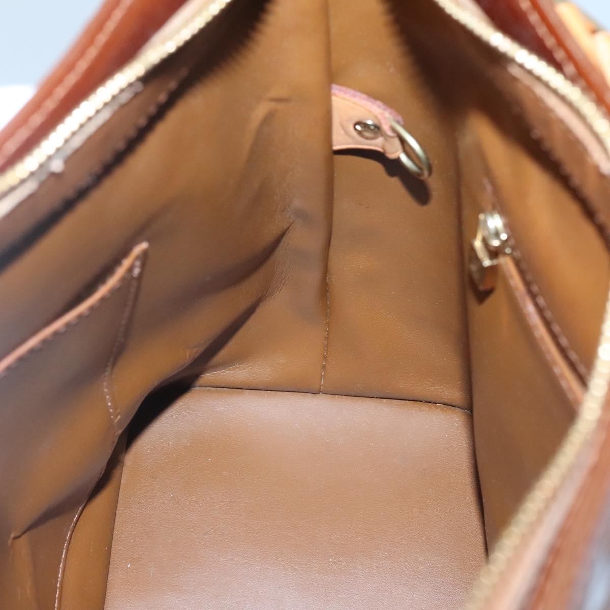 Louis Vuitton Houston Handbag Monogram Vernis, BROWN, PATENT_LEATHER, Handbag