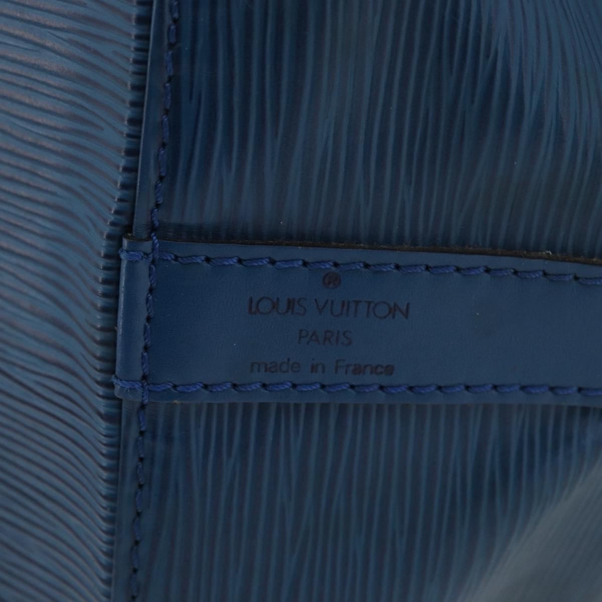Louis Vuitton Petit Noe Handbag Epi Leather, Blue, Leather, Shoulder Bag