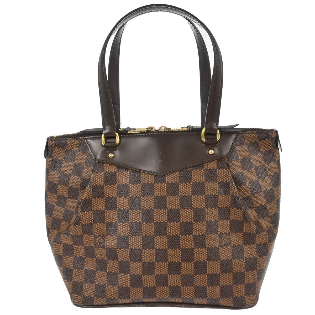 Louis Vuitton Westminster Handbag Damier, BROWN, CANVAS, Tote bag