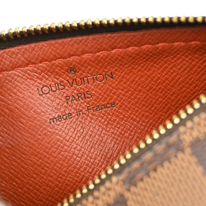 Louis Vuitton Papillon Pochette Damier, BROWN, CANVAS, Clutche & pouche