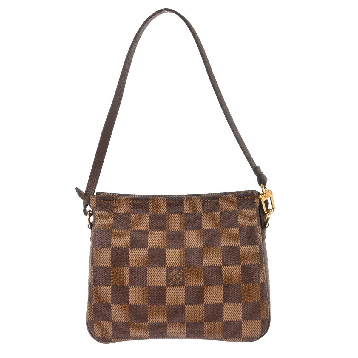 Louis Vuitton Trousse Make Up Bag Damier Canvas, Brown, Canvas, Clutch