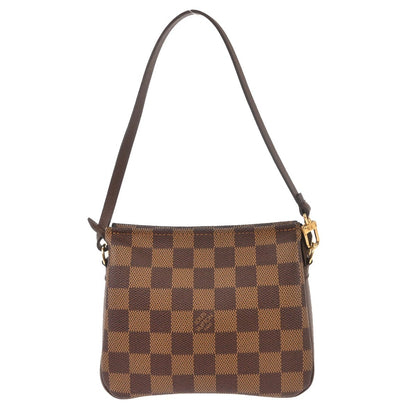 Louis Vuitton Trousse Make Up Bag Damier Canvas, Brown, Canvas, Clutch
