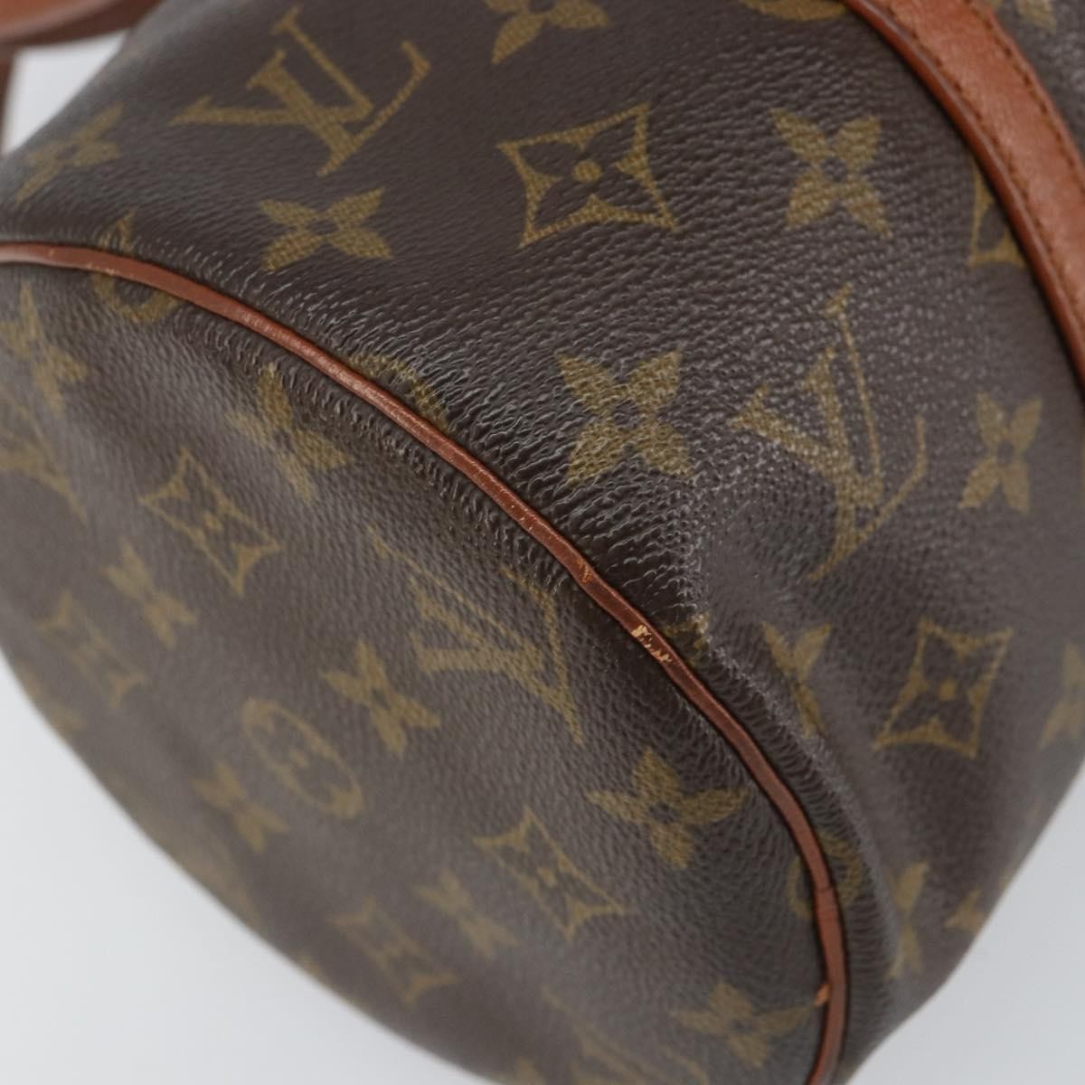 Louis Vuitton Papillon Handbag Monogram Canvas, BROWN, CANVAS, Handbag