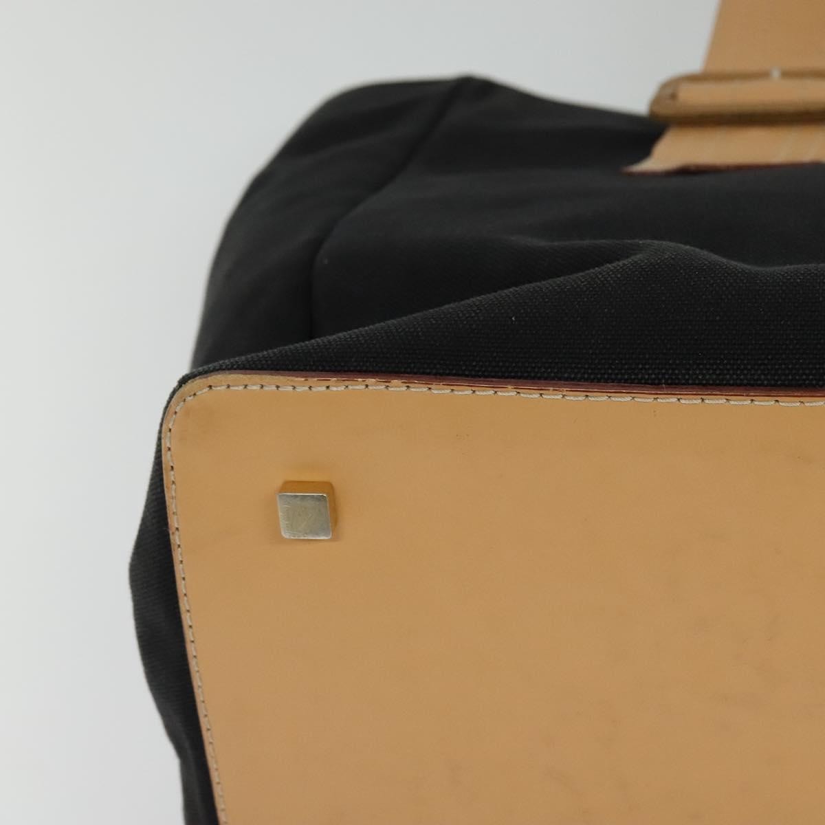 Burberry Vintage Tote Canvas, BLACK, CANVAS, Tote bag