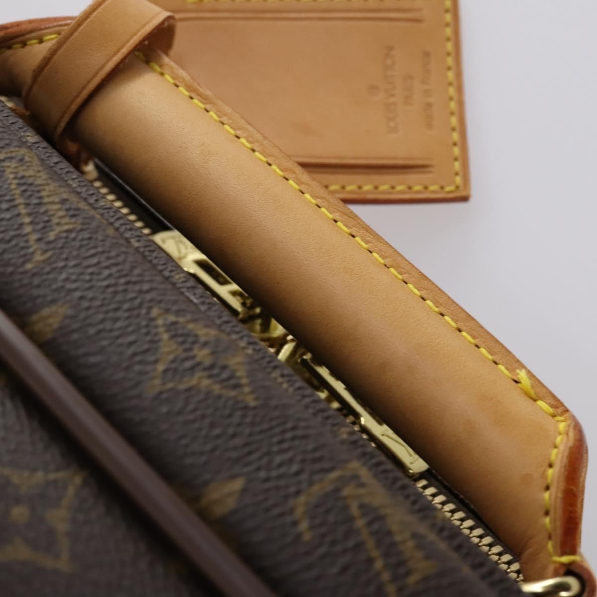 Louis Vuitton Satellite Travel Bag Monogram Canvas, BROWN, CANVAS, Travel bag