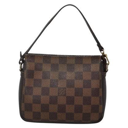 Louis Vuitton Trousse Make Up Bag Damier, BROWN, CANVAS, Clutche & pouche