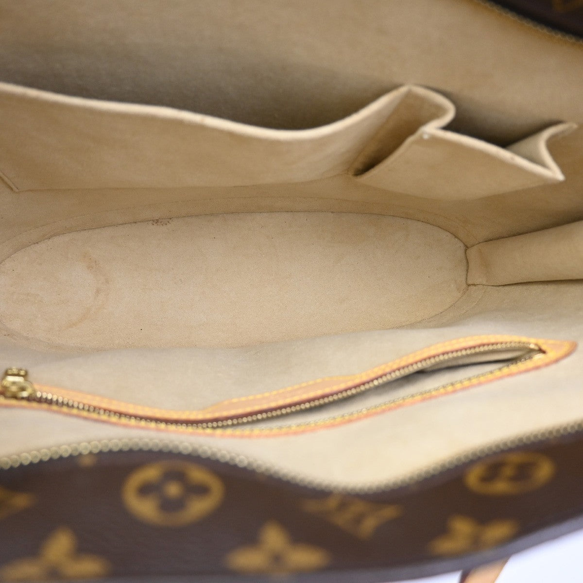 Louis Vuitton Babylone Handbag Monogram Canvas, BROWN, CANVAS, Shoulder bag