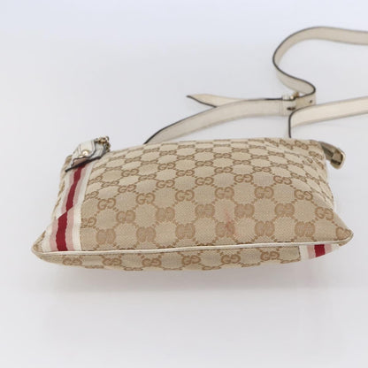 Gucci Jolicoeur Messenger Bag GG Canvas, BEIGE, CANVAS, Shoulder bag