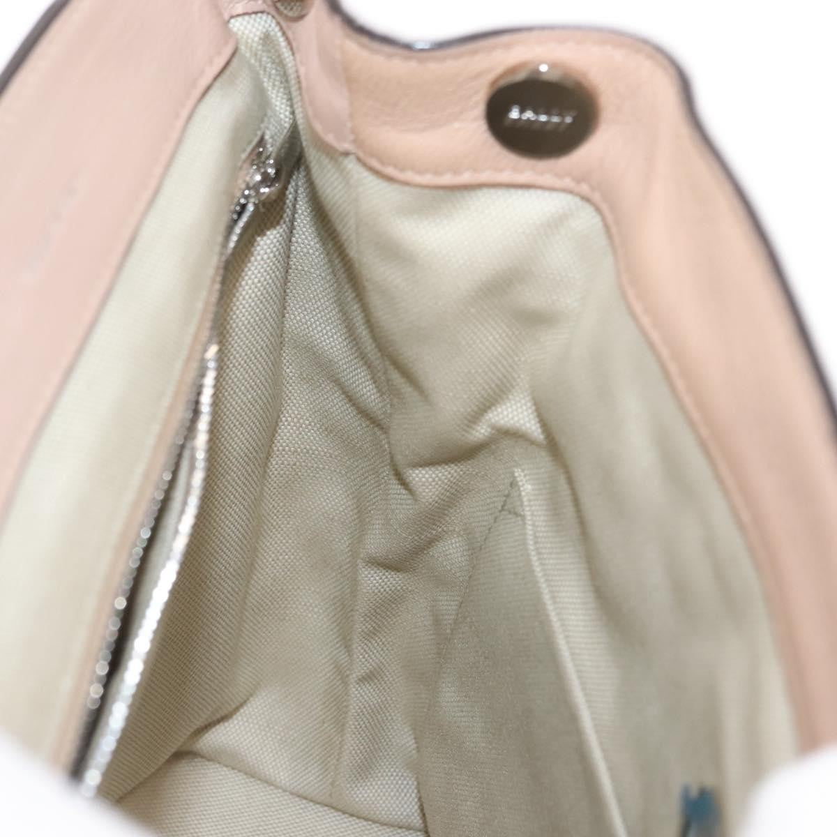 Bally Vintage Backpack Quilted Leather, Pink, Leather, Backpack