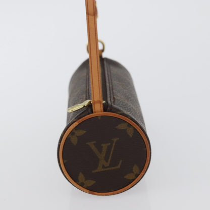 Louis Vuitton Papillon Pochette Monogram Canvas, BROWN, CANVAS, Clutche & pouche
