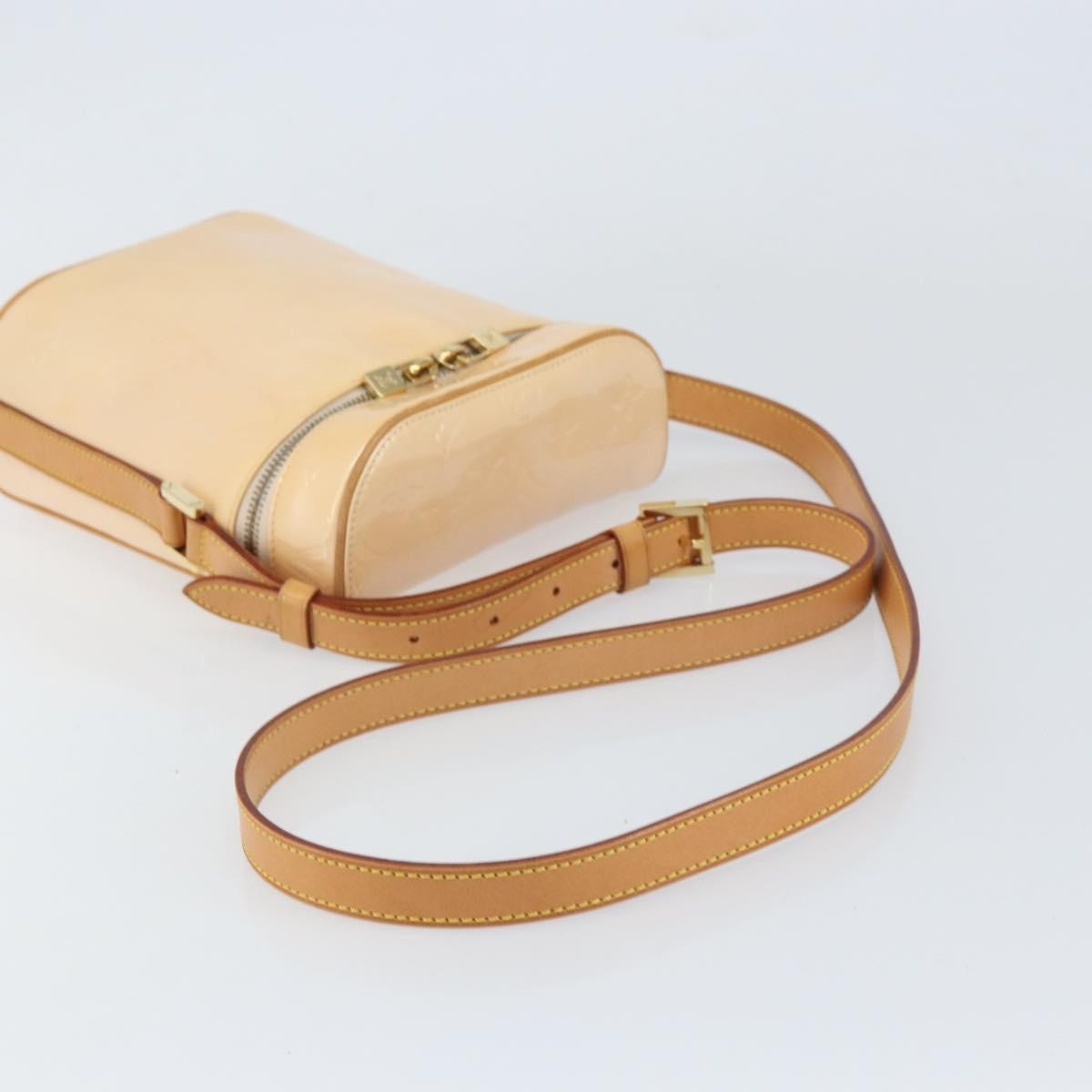 Louis Vuitton Sullivan Handbag Monogram Vernis, Pink, Patent Leather, Shoulder Bag