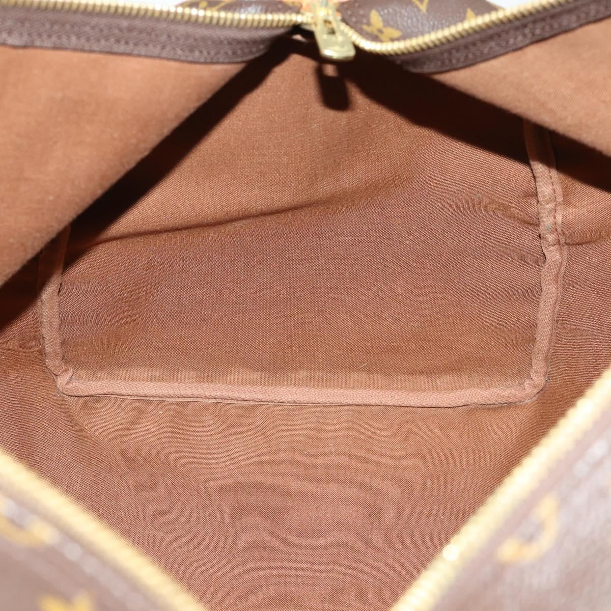 Louis Vuitton Keepall Bag Monogram Canvas, BROWN, CANVAS, Travel bag