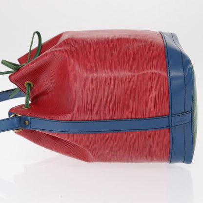 Louis Vuitton Tricolor Noe Handbag Epi Leather, RED, LEATHER, Shoulder bag