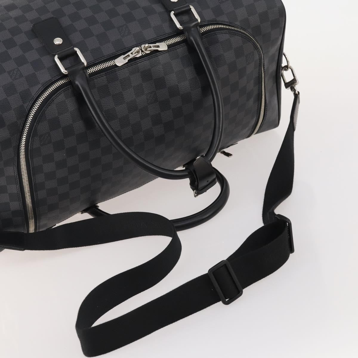 Louis Vuitton Roadster Duffle Bag Damier Graphite, Gray, Canvas, Travel Bag