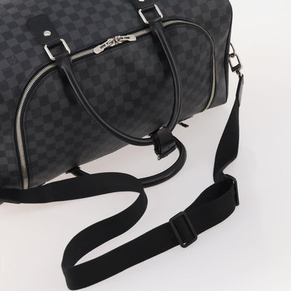 Louis Vuitton Roadster Duffle Bag Damier Graphite, Gray, Canvas, Travel Bag