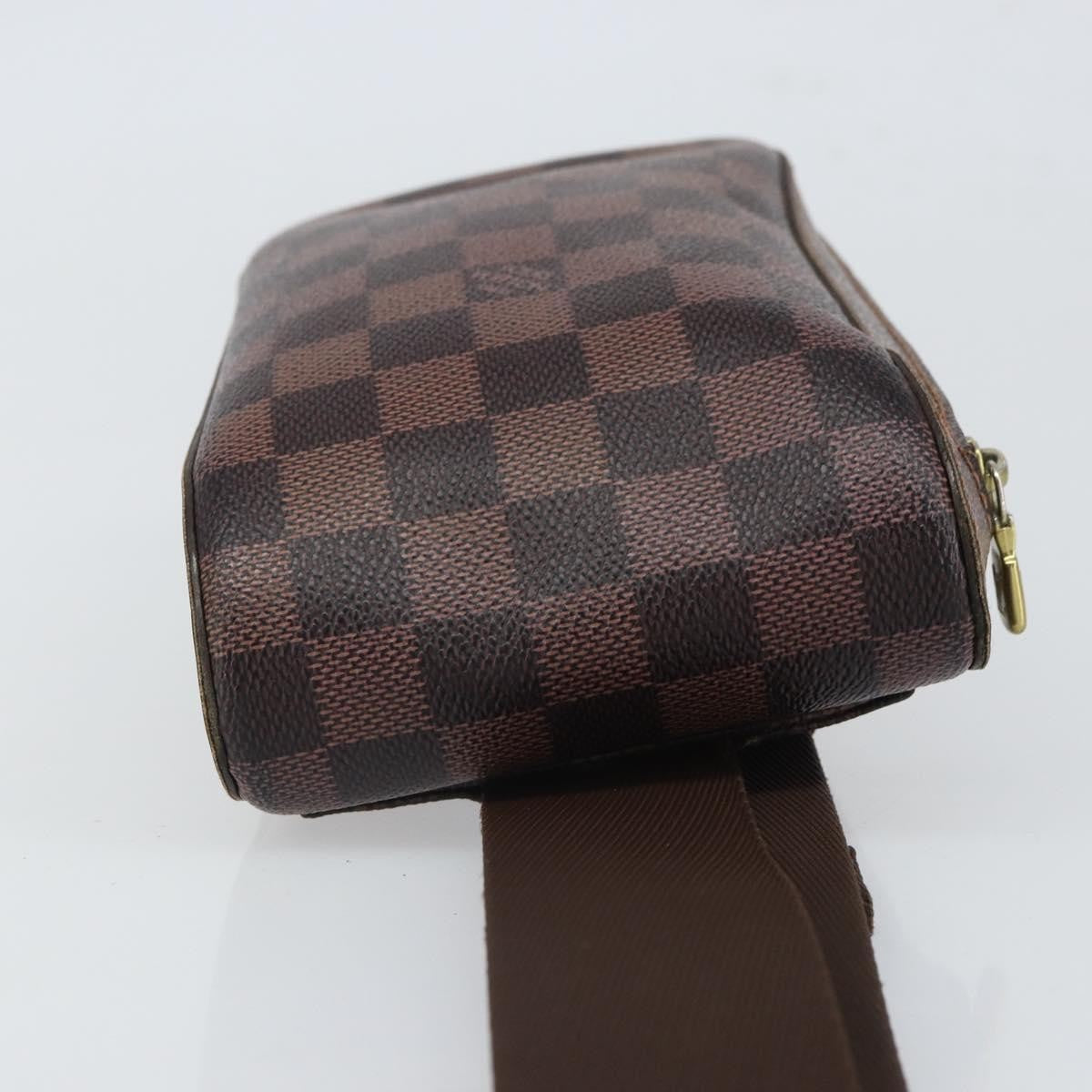 Louis Vuitton Geronimos Waist Bag Damier, BROWN, CANVAS, Clutche & pouche