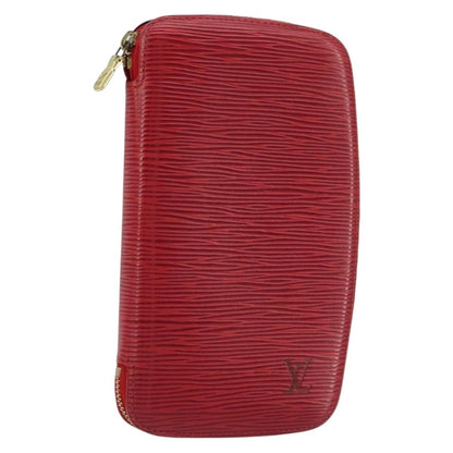 Louis Vuitton Geode Organizer Wallet Epi Leather, Red, Leather, Wallet