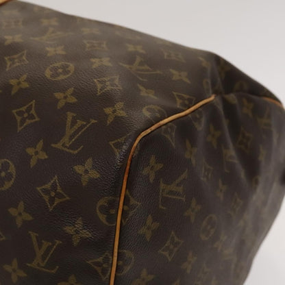 Louis Vuitton Keepall Bag Monogram Canvas, BROWN, CANVAS, Travel bag