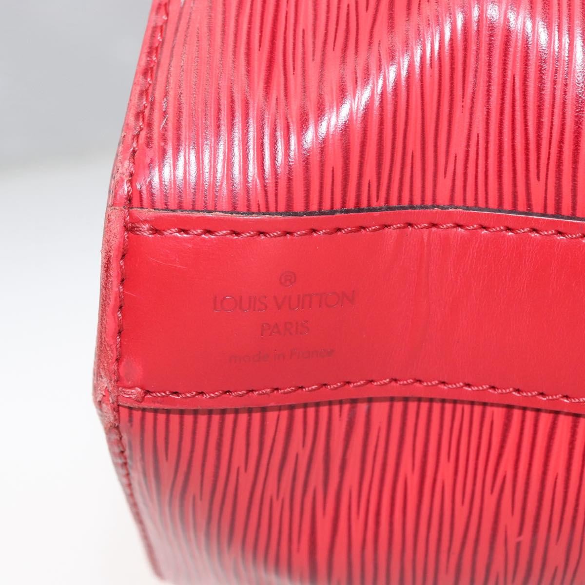 Louis Vuitton Vintage Sac d'Epaule Handbag Epi Leather, RED, LEATHER, Shoulder bag
