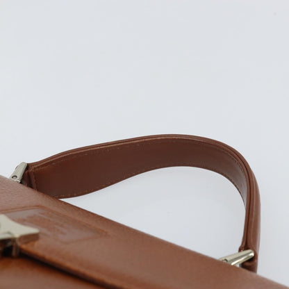 Burberry Vintage Handbag Leather, BROWN, LEATHER, Handbag