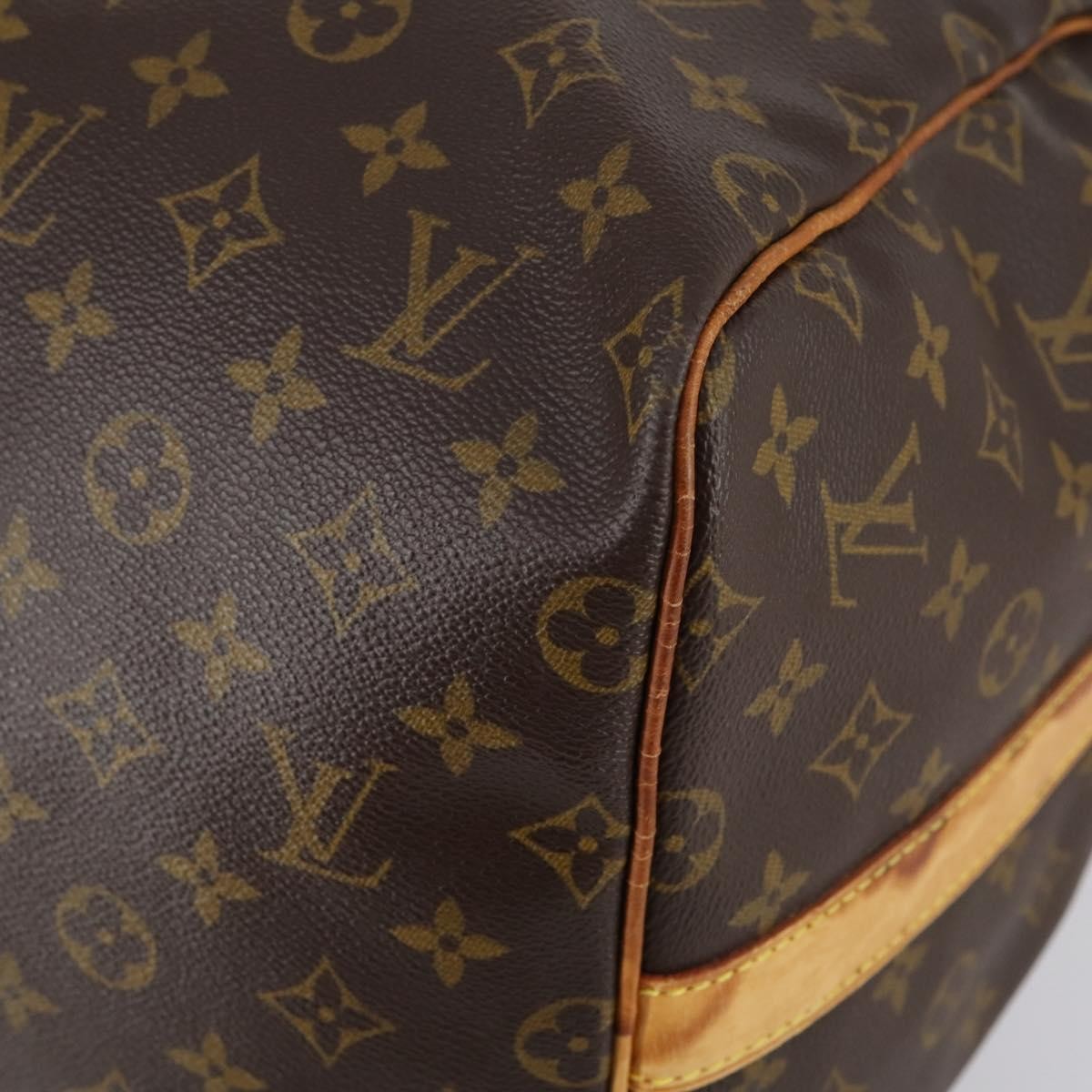Louis Vuitton Keepall Bandouliere Bag Monogram Canvas, BROWN, CANVAS, Travel bag