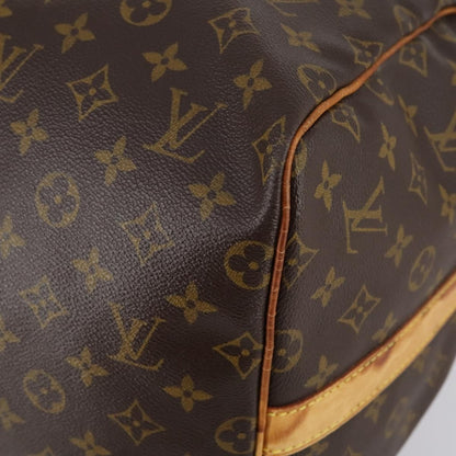 Louis Vuitton Keepall Bandouliere Bag Monogram Canvas, BROWN, CANVAS, Travel bag
