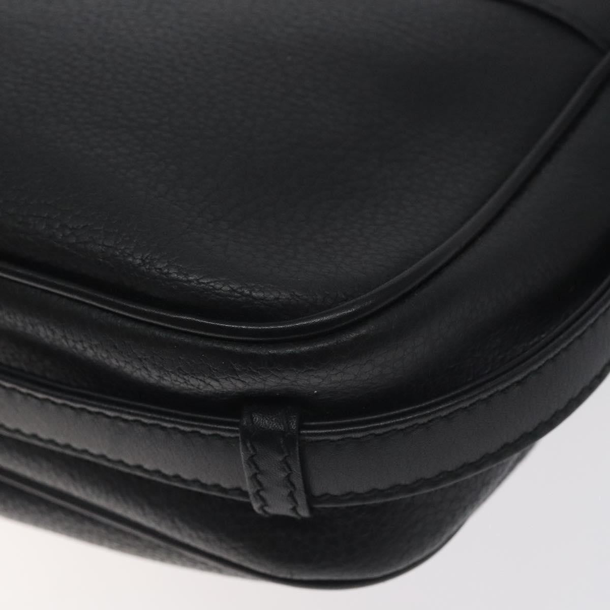 Gucci Vintage Shoulder Bag Leather, BLACK, LEATHER, Shoulder bag