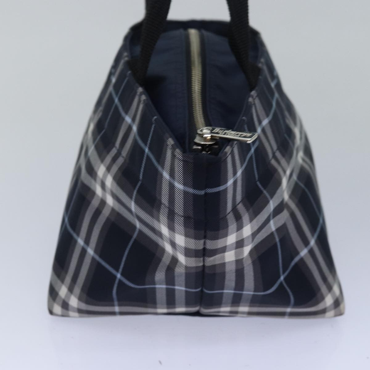 Burberry Nova Check Tote Nylon, NAVY, NYLON, Tote bag