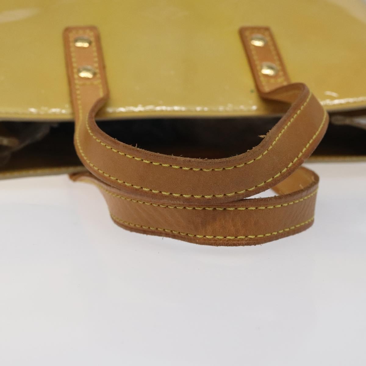 Louis Vuitton Reade Handbag Monogram Vernis, BEIGE, PATENT_LEATHER, Handbag