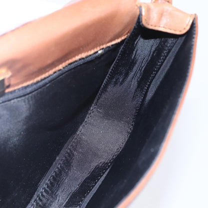Loewe Flap Messenger Bag Leather, BROWN, LEATHER, Shoulder bag