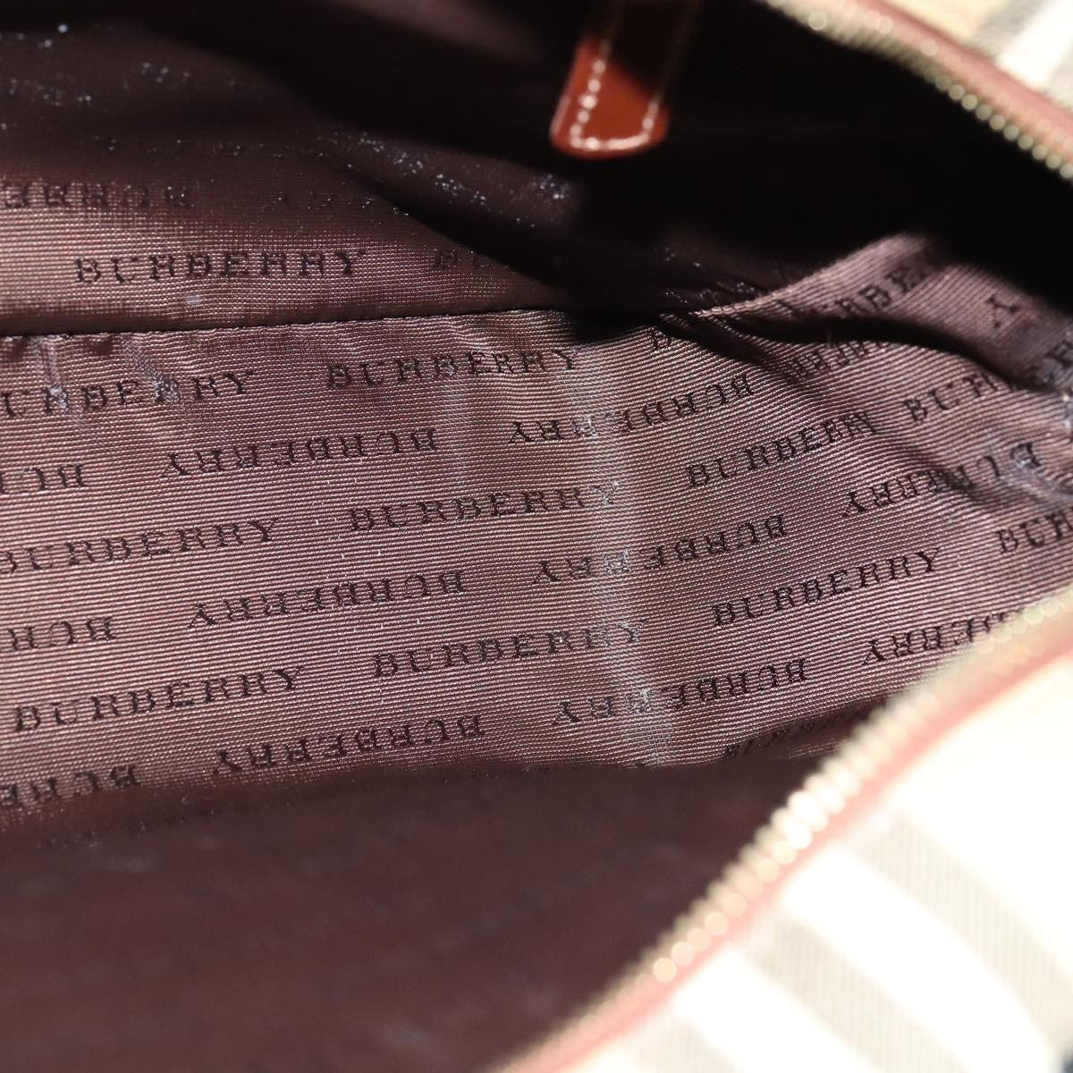 Burberry Regent Tote Haymarket Coated Canvas, BEIGE, PVC, Handbag