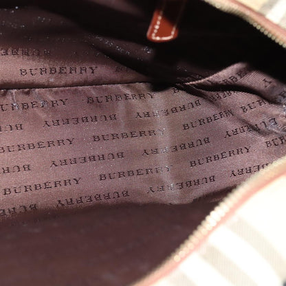 Burberry Regent Tote Haymarket Coated Canvas, BEIGE, PVC, Handbag