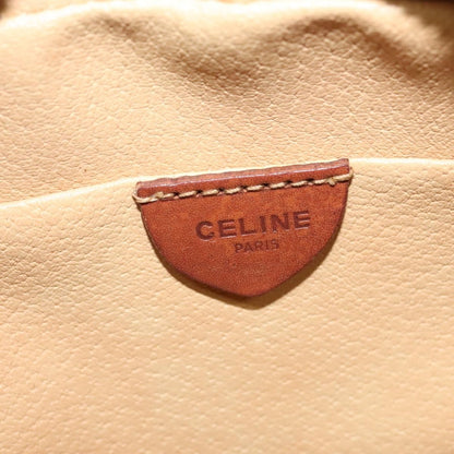Celine Vintage Macadam Shoulder Bag Canvas, BROWN, PVC, Shoulder bag