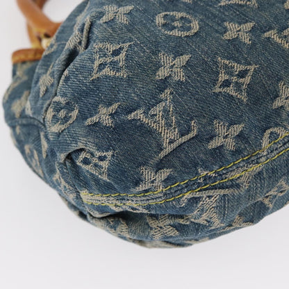 Louis Vuitton Pleaty Handbag Denim, BLUE, DENIM_JEANS, Handbag