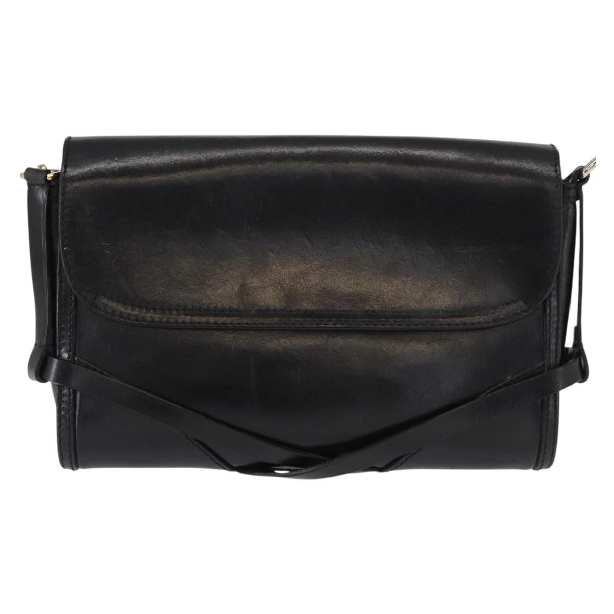 Burberry Bridle Abbott Crossbody Bag Leather, BLACK, LEATHER, Shoulder bag