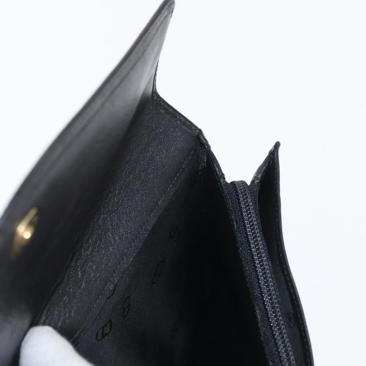 Christian Dior Clutch bag Leather, BLACK, LEATHER, Clutche & pouche