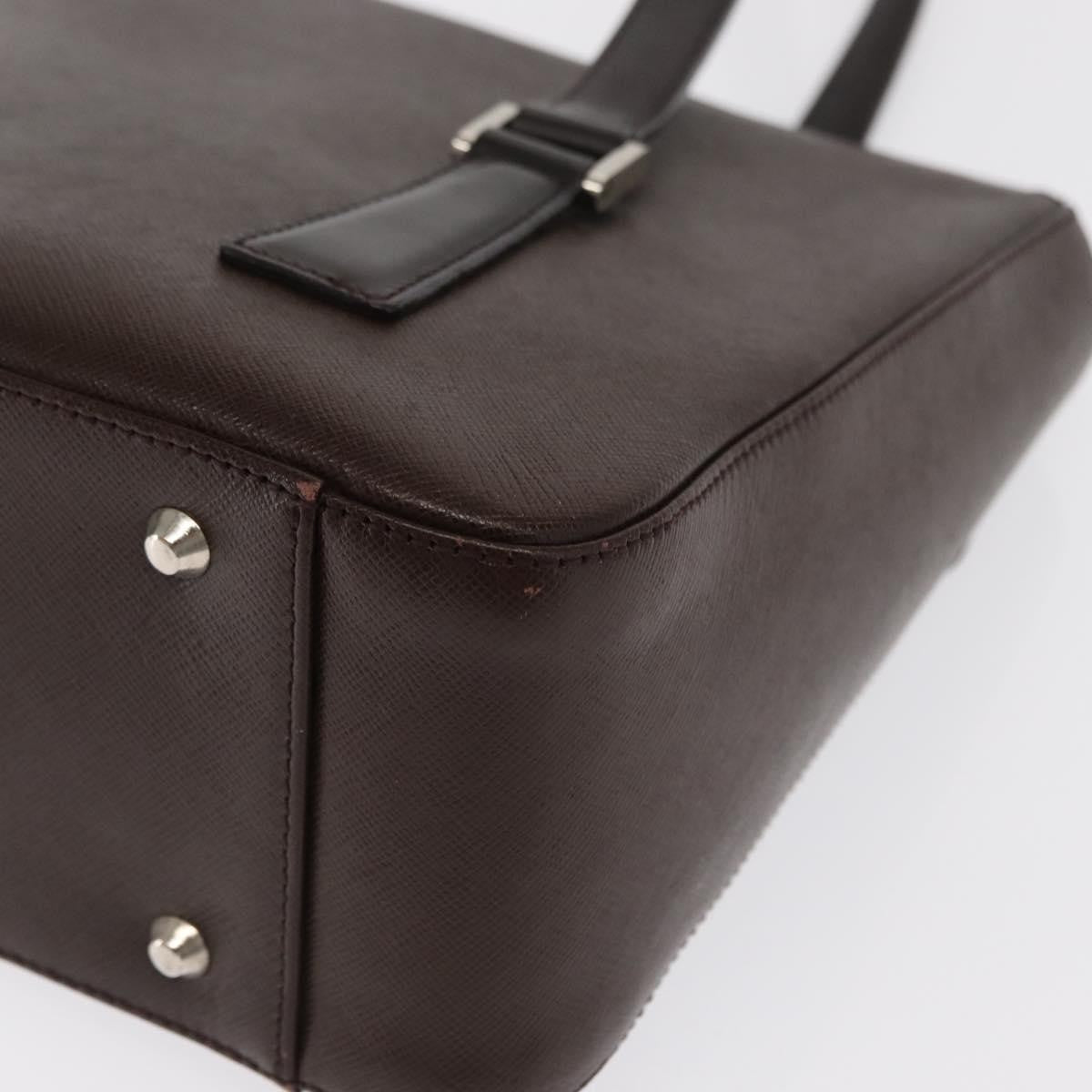 Burberry Vintage Handbag Leather, BROWN, LEATHER, Handbag