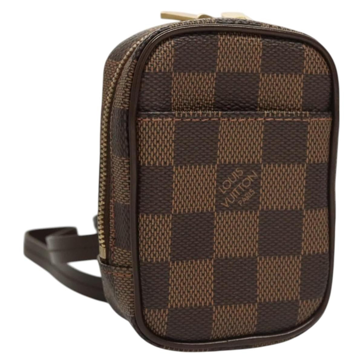 Louis Vuitton Etui Okapi Camera Case Damier, BROWN, CANVAS, Travel bag