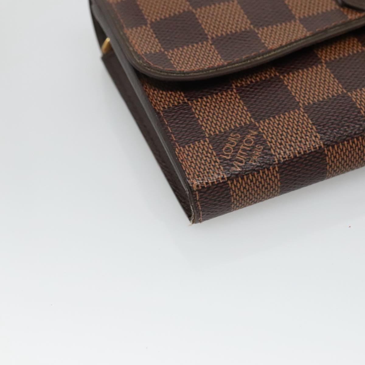 Louis Vuitton Sistina Wallet Damier, BROWN, CANVAS, Wallets