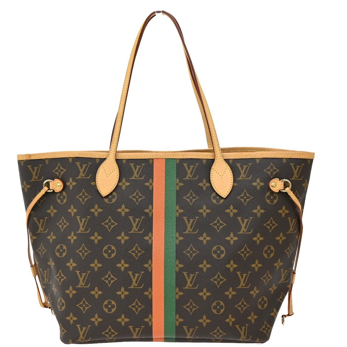 Louis Vuitton Neverfull Tote My LV Heritage Monogram Canvas, BROWN, CANVAS, Tote bag
