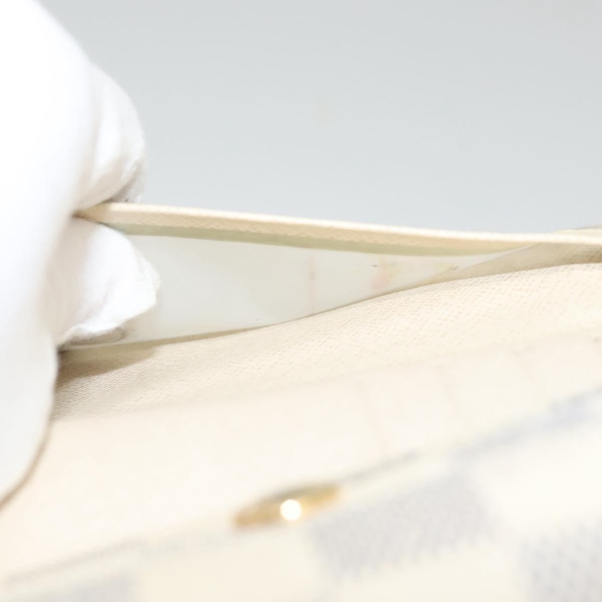 Louis Vuitton Alexandra Wallet Damier, WHITE, CANVAS, Wallets