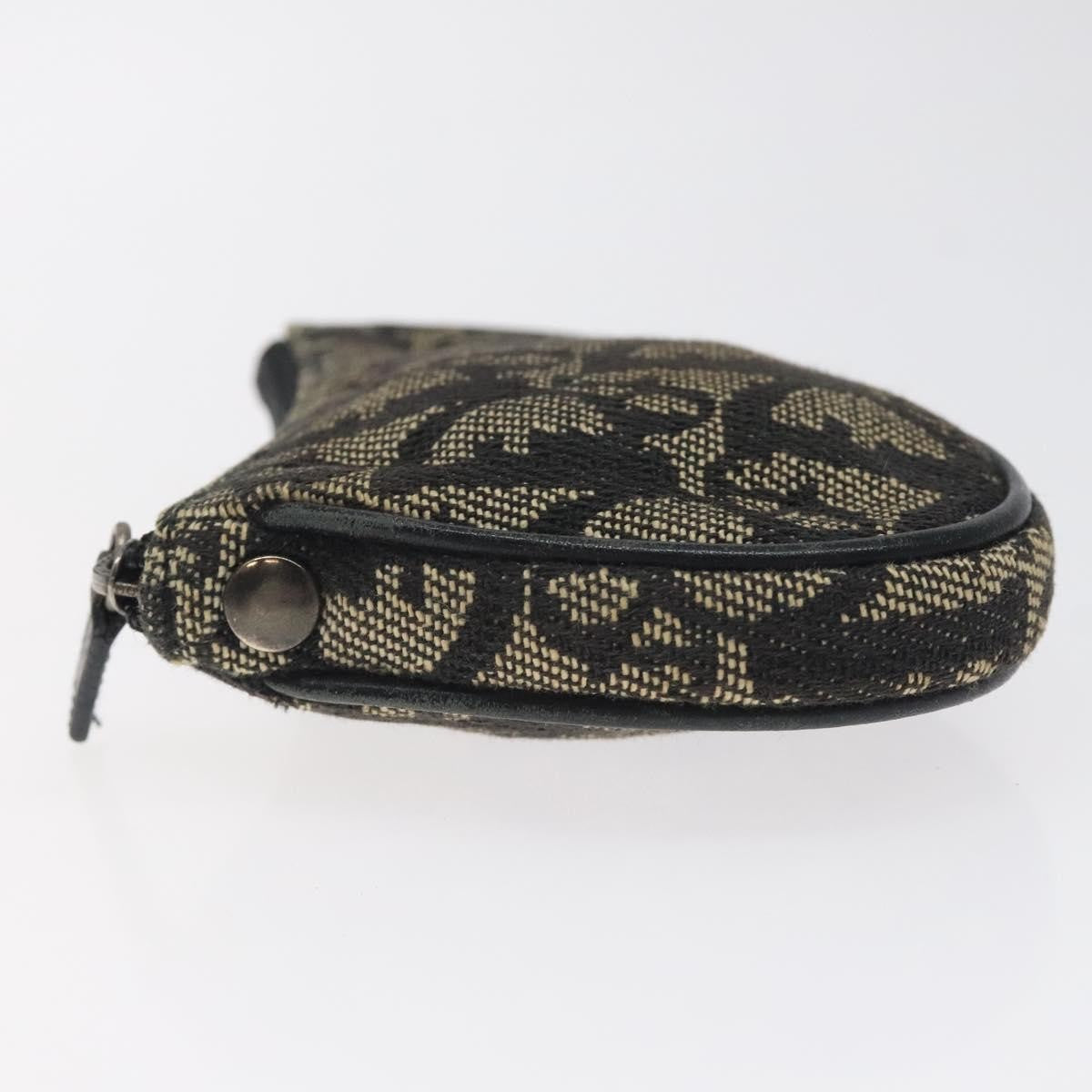 Christian Dior Saddle coin purse Trotter canvas, BLACK, CANVAS, Wallets