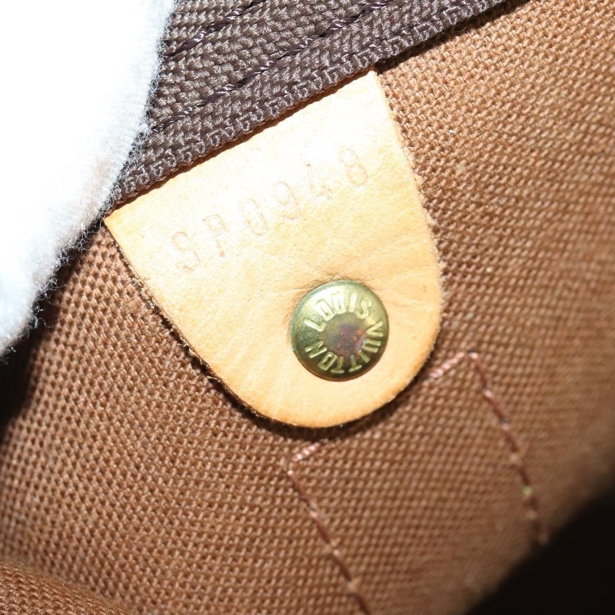 Louis Vuitton Keepall Bag Monogram Canvas, BROWN, CANVAS, Travel bag