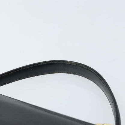 Gucci Vintage Handbag Leather, BLACK, LEATHER, Handbag