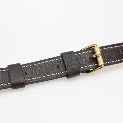 Louis Vuitton Saumur Handbag Mini Lin, BROWN, CANVAS, Shoulder bag