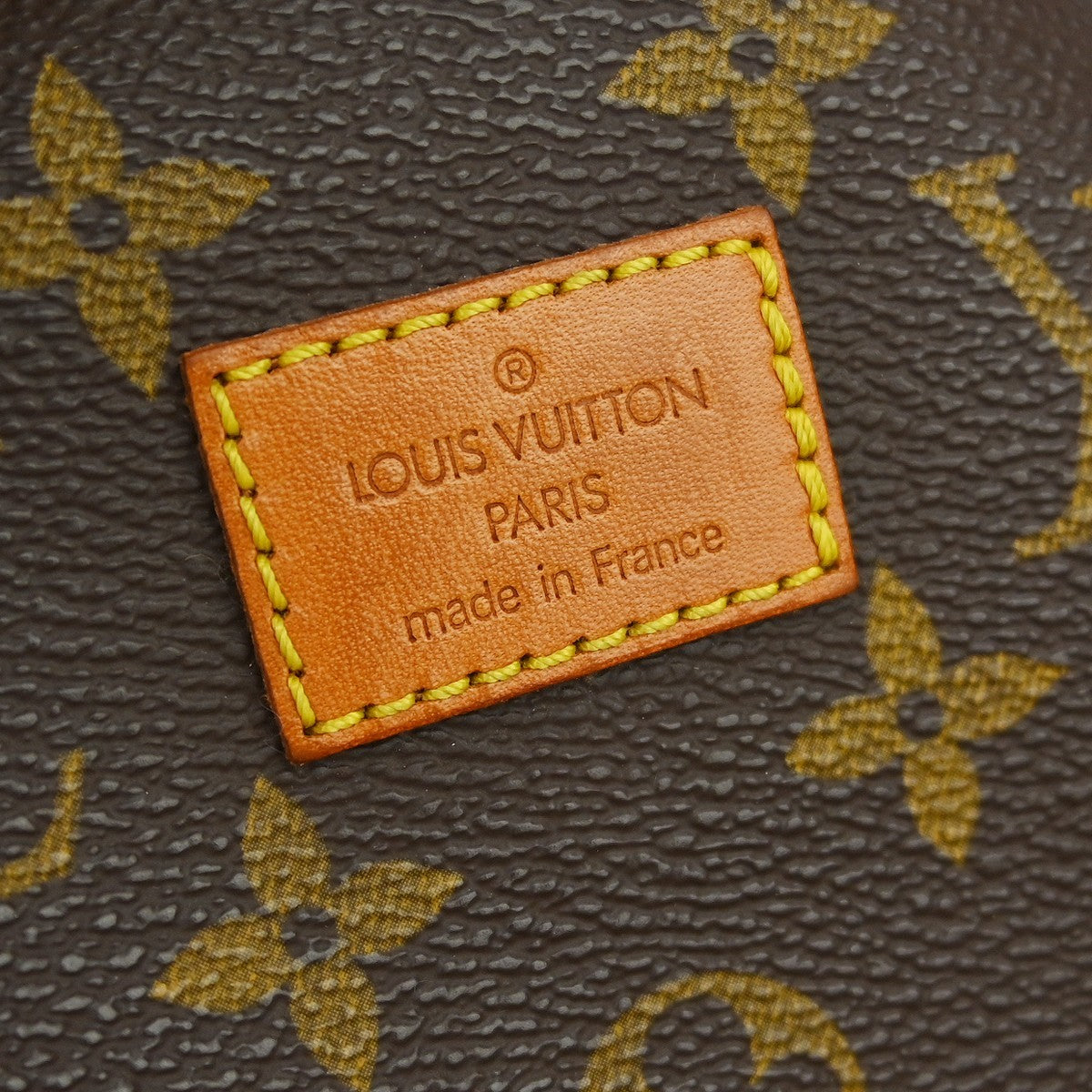 Louis Vuitton Saumur Handbag Monogram Canvas, Brown, Canvas, Shoulder Bag