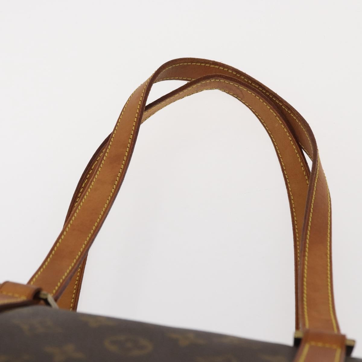 Louis Vuitton Cabas Mezzo Monogram Canvas, BROWN, CANVAS, Tote bag