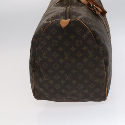 Louis Vuitton Keepall Bag Monogram Canvas, BROWN, CANVAS, Travel bag