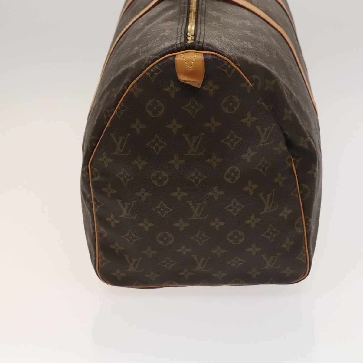 Louis Vuitton Keepall Bag Monogram Canvas, BROWN, CANVAS, Travel bag